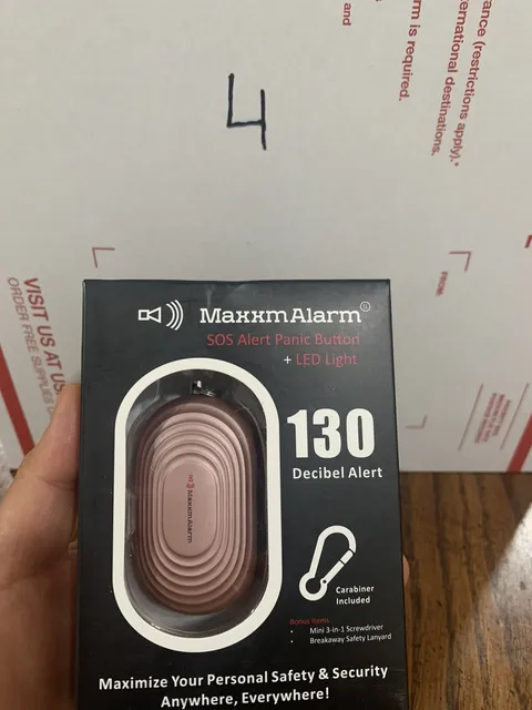 iMaxAlarm Eco Maxx Personal Safety & Security Emergency Alarm Matte Rose