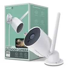 Outdoor Camera 1080p Weatherproof Security Camera with Night Vision White 1-Pack
