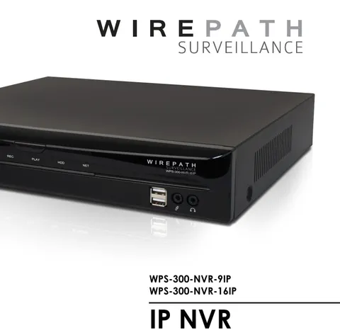 Wirepath WPS-300-NVR-91P 9 Channel NVR
