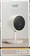 Nest Cam IQ Indoor 1080p Wi‑Fi IP Security Camera White NC3100US w/ Box