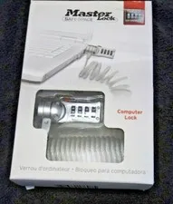 2120D Master Lock Safe Space Laptop, Netbook, Monitor Computer Lock New In Pack