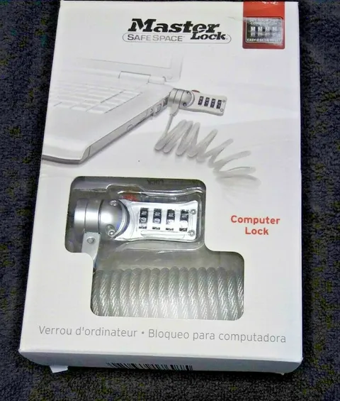 2120D Master Lock Safe Space Laptop, Netbook, Monitor Computer Lock New In Pack