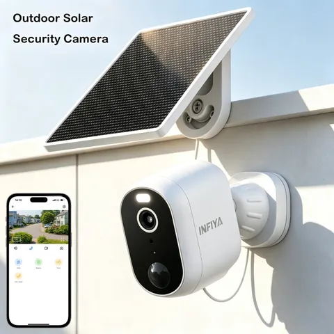 INFIYA Z1 Solar Security Camera Wireless Outdoor 2K WiFi Motion Detection