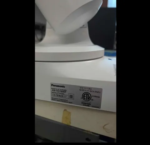 Used Panasonic AW-HE130WP PTZ Camera Full HD Pan Tilt