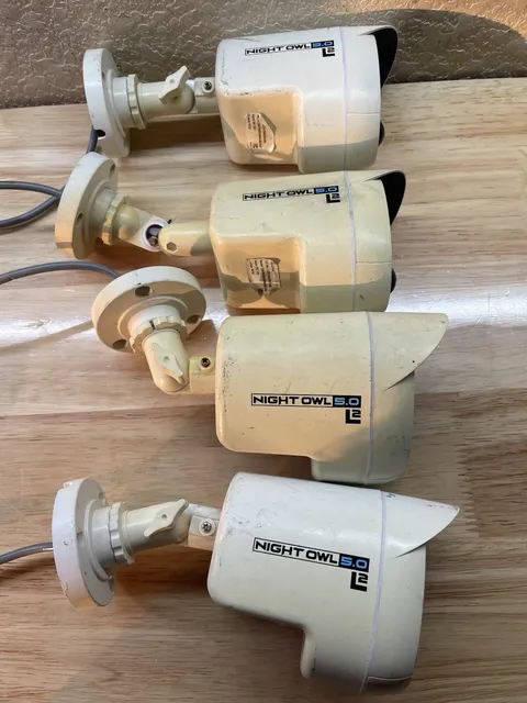 (4) Night Owl XHD Series 5MP BNC Add on Camera, CM-PXHD50NW-BU-SGS (USED-GOOD)