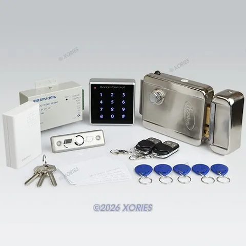 Remote Controlled RFID Door Lock Access Control System Kit + Electric Lock NEW