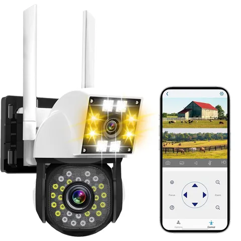 Indoor Security Camera 2.4G WiFi 360° PTZ Waterproof PTZ Security Camera