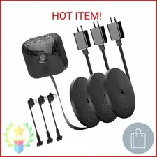 iTODOS 3 Pack 25ft/7.5m Outdoor Power Cord for Blink Outdoor (3rd Gen) XT3,Blink