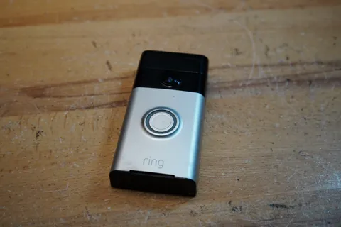 (P) Ring Video Doorbell 2nd Generation 2020 Satin Nickel 1080p WiFi