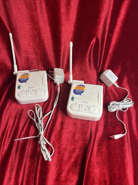 Sony HMC-100 Home Monitor Communicator Lot Of 2 With Power Cables