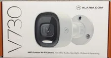Alarm.com ADC-V730 4MP Outdoor WIFI Spotlight Security Camera - White