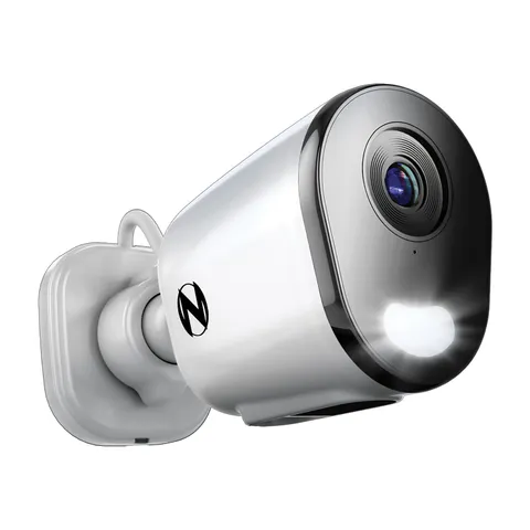 Plug-in AC Powered Wi-Fi 4K HD Indoor/Outdoor Deterrence Camera with 2-Way Au...