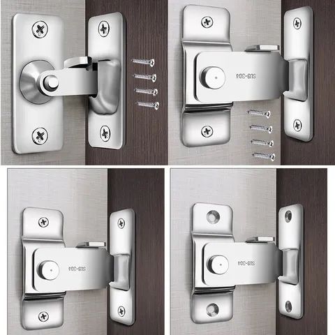 90 degree Hook Lock Right angle Door Stainless Steel Sheds Cabinet Bolts