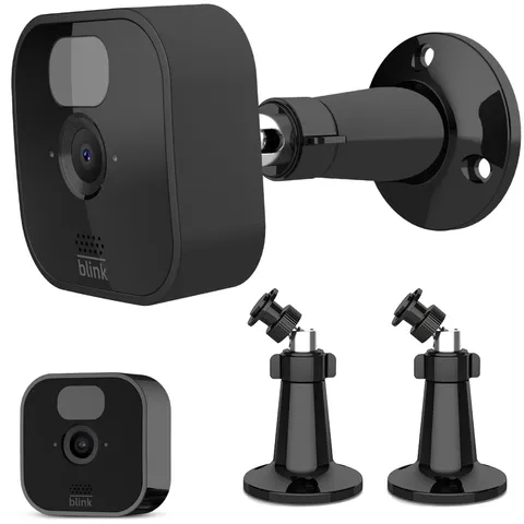 Outdoor Camera Mount 2 Pack, 360° & 90° Adjustable Wall Mount Bracket Compati...