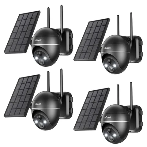 ieGeek Outdoor Wireless 5MP Solar Security Camera WiFi Home Battery CCTV System