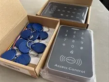 2 Door Access Control Keypad, Stand-Alone Password RFID Reader+ 20 Keyfobs