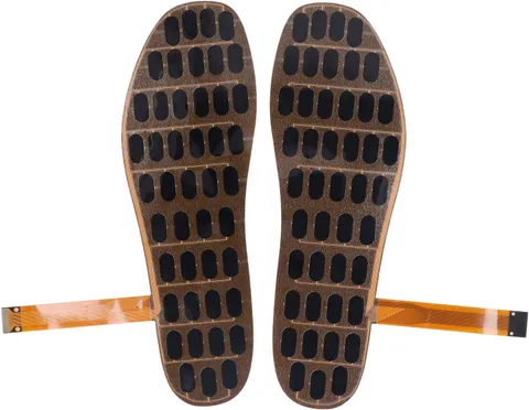 2 Pcs Foot Pressure Sensor Flexible Film Pressure Sensing Insole 42 Size 45 Inde