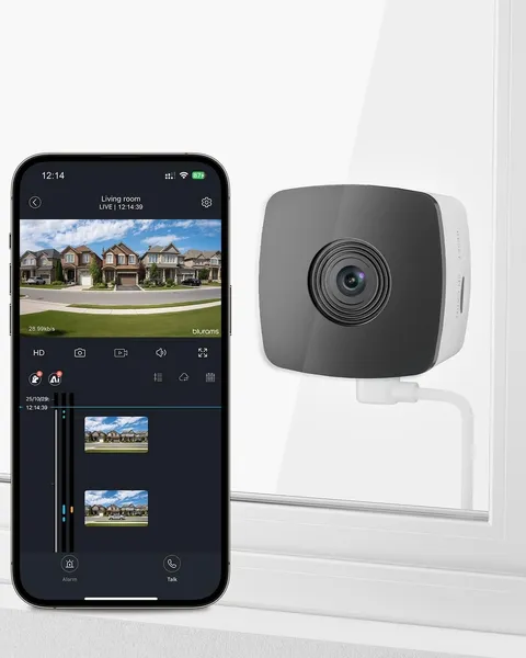 2.4G/5G Cameras for Home Security, 2K Pet Camera Indoor with Phone App, Windo...