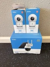 Aosu Solar Camera And 2 Pcs Indoor Camera