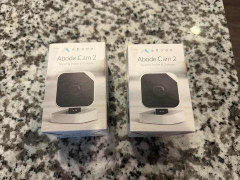 ABODE CAM 2 Model 104061/A Plug-in Indoor Outdoor WiFi Security Camera (2 Count)