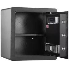 Home Safe, 1.8 Cu. Ft., Steel with Digital Keypad and 2 Keys Fireproof Bag, Prot