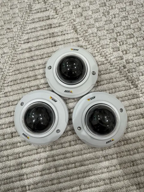 (3) Axis M3046-V PoE Network Cameras 0806-001-02 FREE SHIPPING