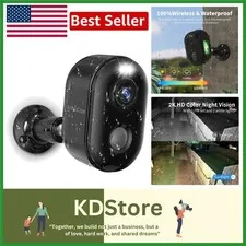 Weatherproof Wireless 2K Security Camera with Color Night Vision & Smart Alerts