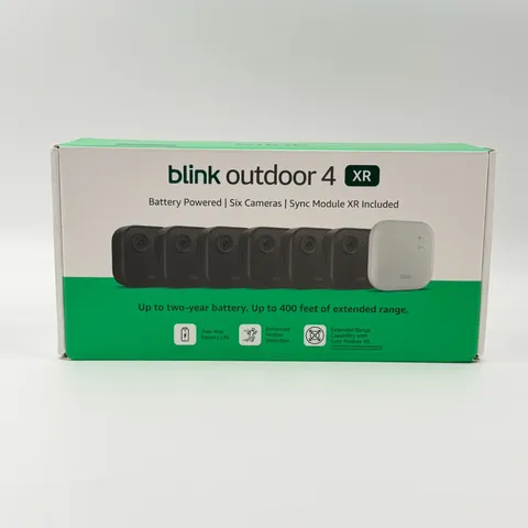 Blink Outdoor 4 XR  6 Camera System w/Sync Module Included New Sealed