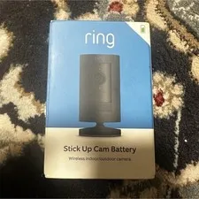 Ring Stick Up Cam Battery 1080p Wireless IP Camera Black Indoor/Outdoor Alexa