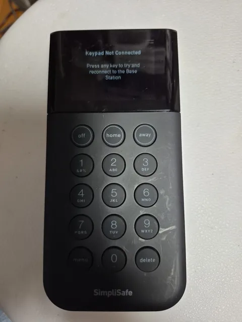 SimpliSafe SSKP3 Home Security Wireless Black Remote-Tested