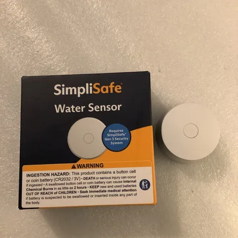 SimpliSafe WT3 Water Sensor Wireless Leak Detector Open Box
