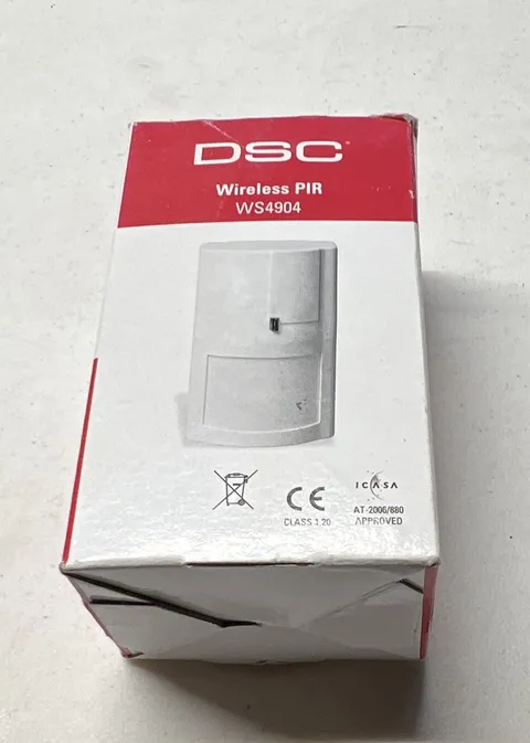 DSC WS4904 Wireless Indoor PIR Motion Detector Sensor, White
