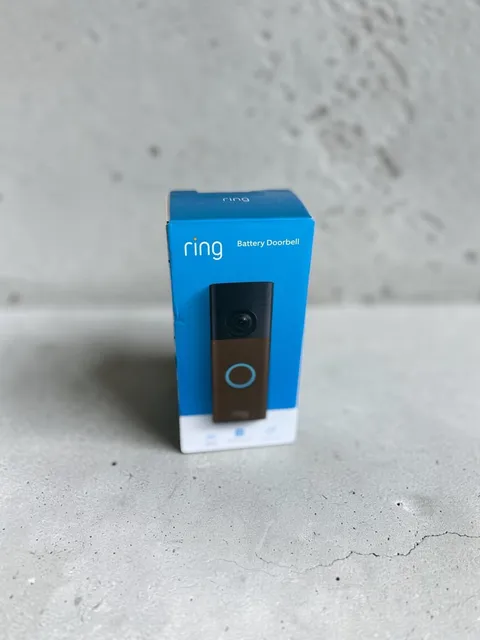 Ring Battery Doorbell 2nd Gen (newest model) 2K MATTE MOCHA 5DFYA5 NEW SEALED