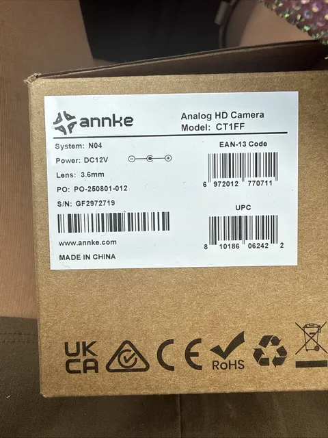 Annke Analog Wired HD Cam - Model CT1FF