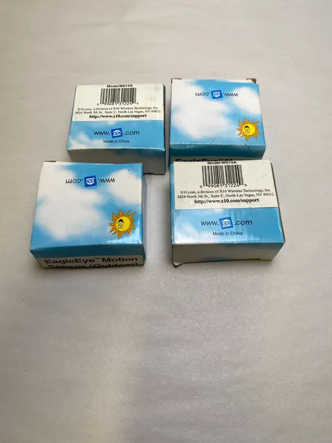 Lot of 4 EagleEye Motion Sensor (Outdoor)  MS14A X10