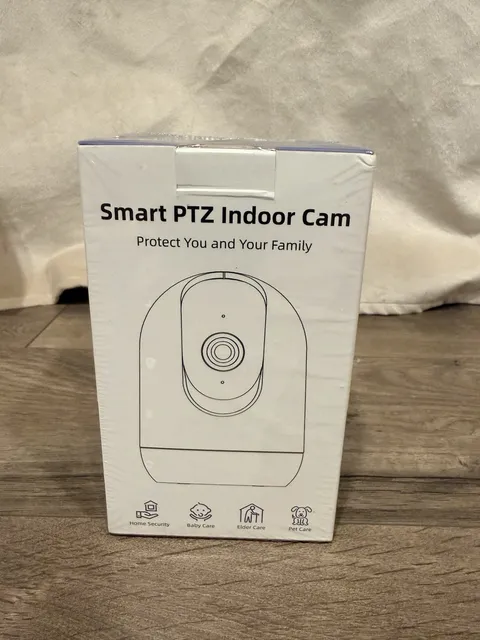 Mubview PK320 White Wi-Fi Smart PTZ Wired Indoor Security Camera