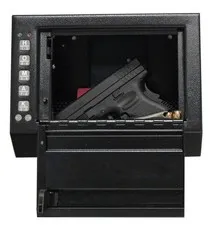 Homak HOM-HS10036684 Electronic Access Pistol Box, 10x5.5x7.5"