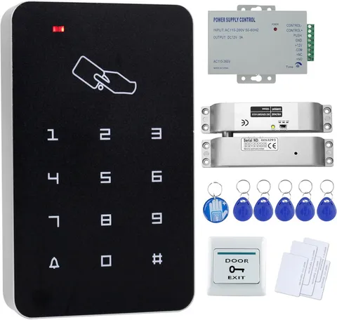 RFID Door Lock Access Control Kit Keypad Bolt Lock Set