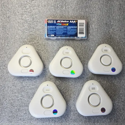 5X Water Sensor Alarm Leak Detector 120db Water Leak Detector