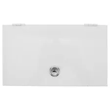 Surface Mount Electrical Box - 2-Gang Protective Outlet Lockable Box for Wall