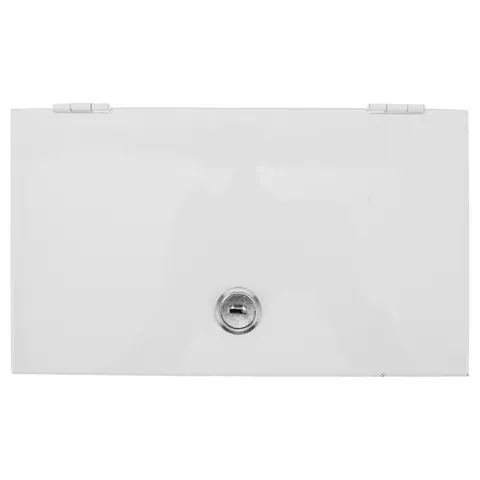 Surface Mount Electrical Box - 2-Gang Protective Outlet Lockable Box for Wall