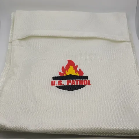 2 Fire Resistant Document Safe Bag Fire 9''x11'' U.S. Patrol