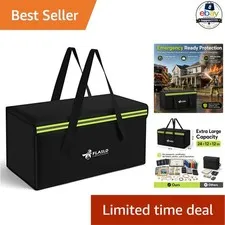 Large Fireproof Document Bag 24x12x12" Waterproof Storage for Valuables