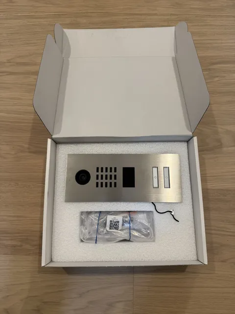 DoorBird Video Door Entry System, 2 Call Button in Stainless Steel - D2102V V4A