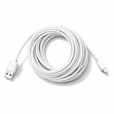 Smays 12ft Micro USB Power Cable for Wyze Cam Nest Blink Arlo