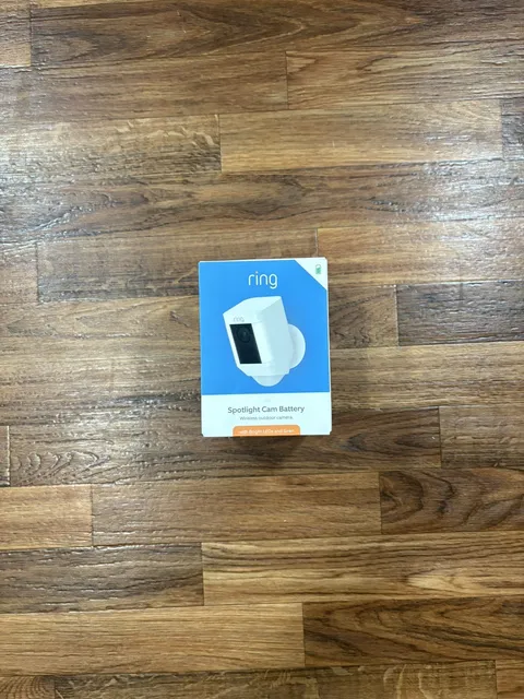 Brand New Ring Spotlight Cam Battery – HD Security Camera (White)