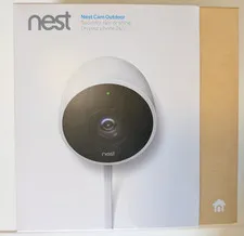 New Google NEST Cam Outdoor Security Camera NC2100ES - New in Open Box