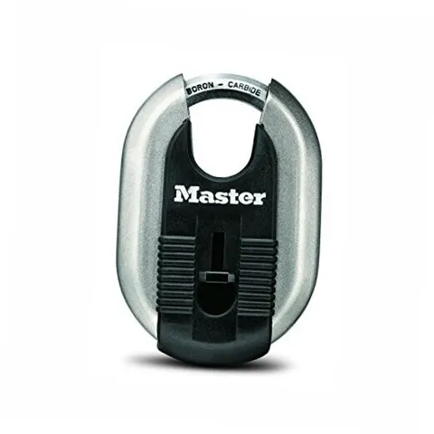 Master Lock Padlock, Magnum Stainless Steel Lock, 2-5/16 in. Wide, 187XD No Size