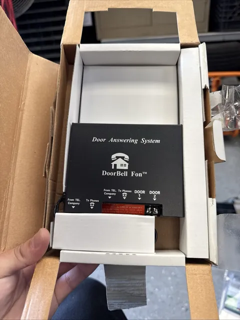 Door Bell Fon DP28IT Kit Ivory Door Station & DP28C Controller BNIB Open Box