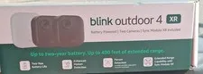 Blink Outdoor 4 XR 2-Camera Wireless Battery HD System, Alexa, Sync Module XR